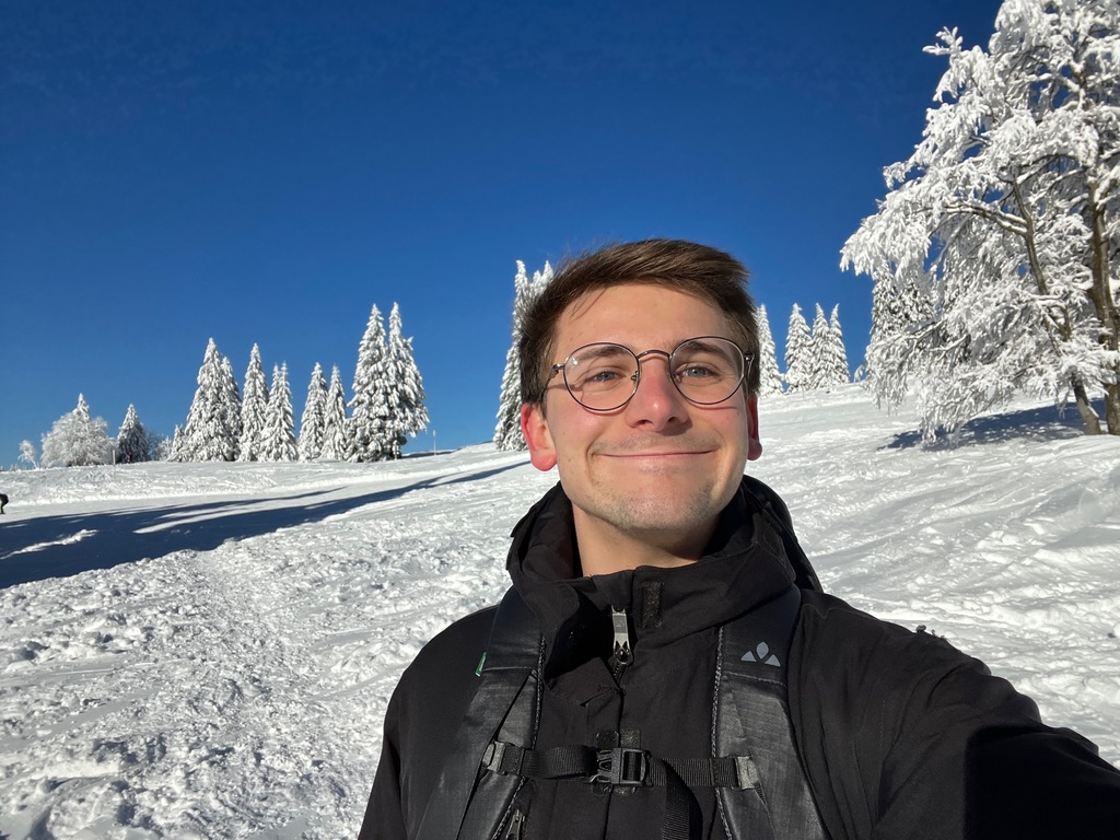 Me hiking near Freiburg